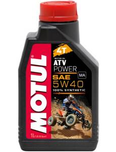 MOTUL ATV POWER 4T 5w40 1л.  100% синтетика для квадроцикл. (масло моторное)